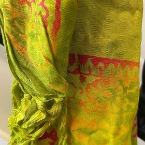 Firefly Sarong - LIME GREEN